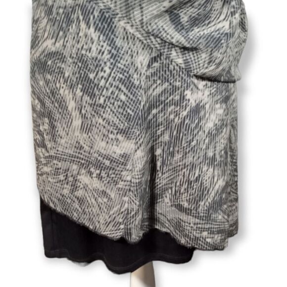 MOSSIMO CHARCOAL SHEER LINED HALTER MAXI DRESS SZ.S EUC - Picture 6 of 8